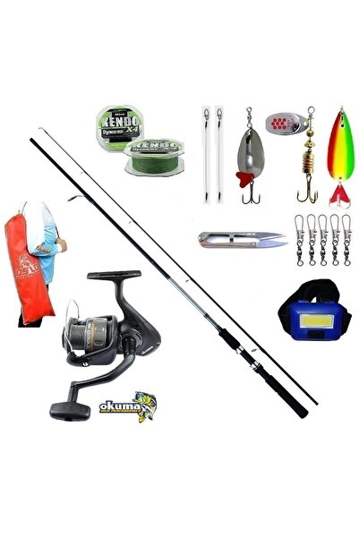Okuma Revenger Rv-40 Daiwa Sweepfire 210cm 10-30gr Turna Spin Olta Takımı Seti
