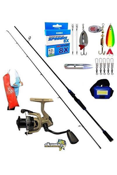 Oslo Okuma Outrax 3000 240cm 7-40gr Legend Karbon Turna Spin Olta Takımı Seti