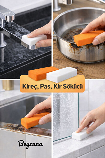 BEYZANA 1 Adet Çok Amaçlı Parlatma Silgisi, Kir, Pas Sökücü, Parlatma Silgisi