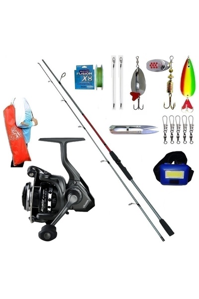 Okuma Acuador ACU-3000A Double Black 270cm 15-40gr Turna Spin Olta Takımı Seti