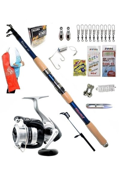 Oslo Piranha Ultimate 210cm 50-100gr Daiwa Strikeforce 2500 Kıyı Spin Olta Takımı Seti