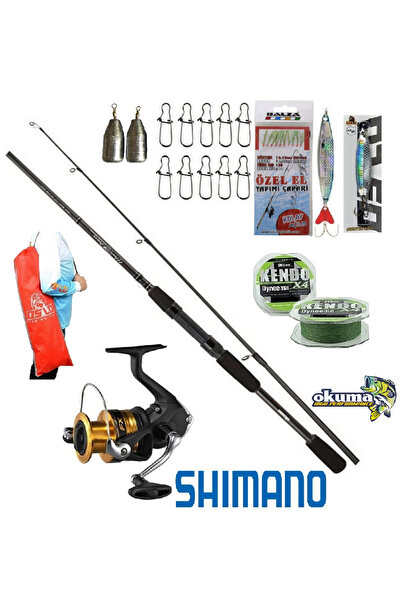 Genel Markalar Wave Power 274cm Shimano Fx3000 Turna Spin Olta Takımı Seti