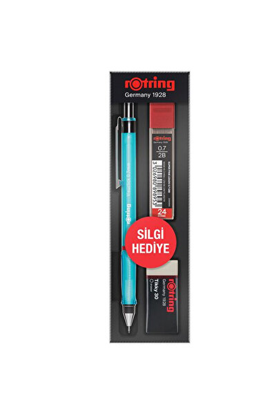 Rotring Okul Seti Visuclick Versatil/Min Silgi 0.7 MM Mavi RO-VK07