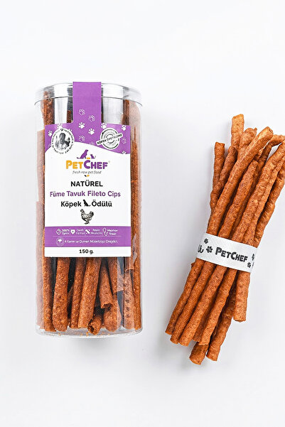 Pet Chef Köpek Için Füme Tavuk Fileto Ödül Cipsi 150 gr