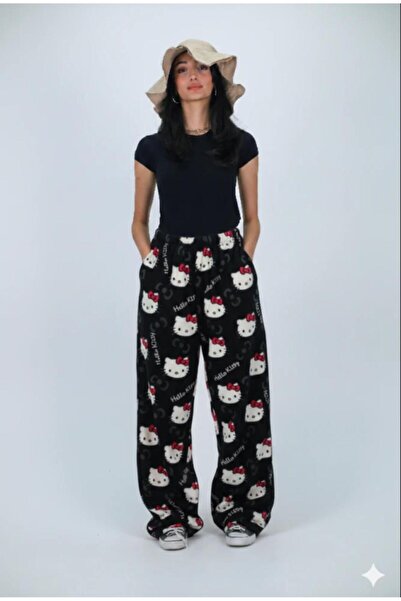 EDVESS Παντελόνι βελούδινο με σχέδια χαρακτήρων
