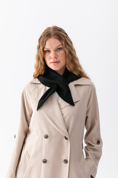 Wega Moda Πλεκτά τριγωνικά γυναικεία κασκόλ με γιακά, μαλακής υφής, χειμερινό...