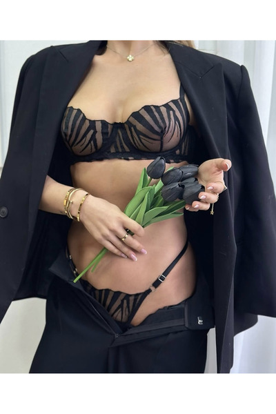 Lotiva Wear Kadın Tanga Külotlu Sütyen Takımı