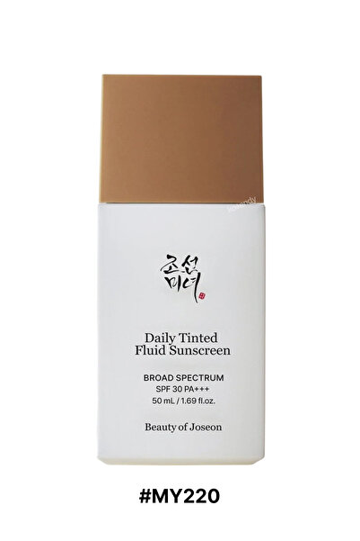 Beauty of Joseon Daily Tinted Fluid Sunscreen - İpeksi Bitişli UVA ve UVB Kar...