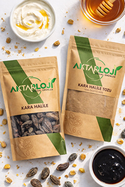 aktarloji Kara Halile Seti 50 Gr Tane Kara Halile + 50 Gr Toz Kara Halile / Y...