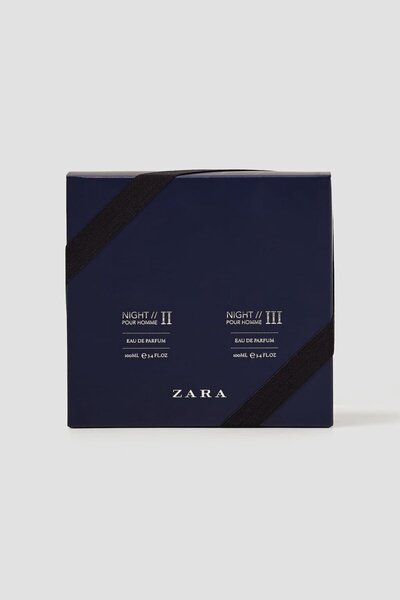 Zara NIGHT POUR HOMME II + NIGHT POUR HOMME III EDP 100 ML