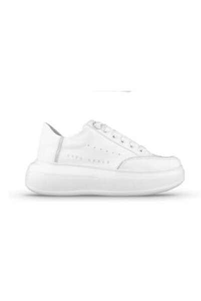 MP CLUB Mp 252-6307 White Women's Lace-Up Sneakers