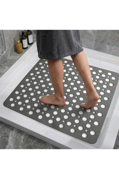 MAİN SHOP Αντιολισθητική καμπίνα μπάνιου και χαλάκι μπάνιου με βεντούζα 54 X ...