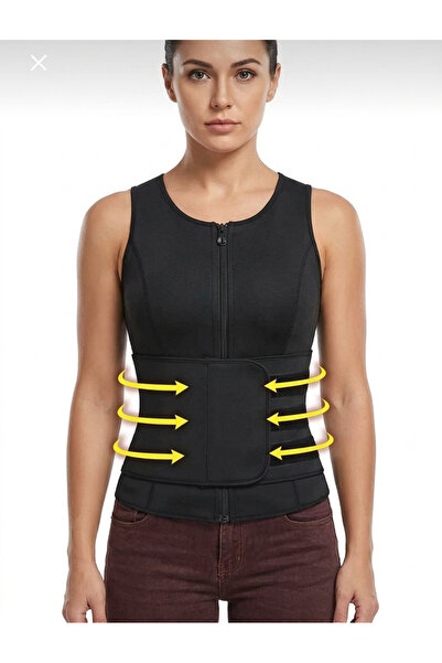 Ankaflex Unisex Μαύρος κορσές στήριξης στη μέση και την πλάτη για όρθια στάση