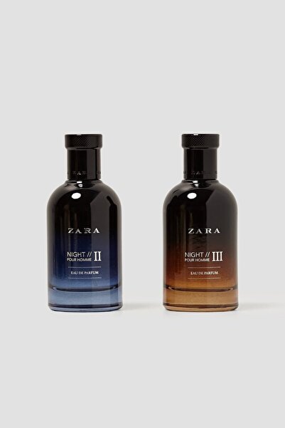 Zara NIGHT POUR HOMME II + NIGHT POUR HOMME III EDP 100 ML