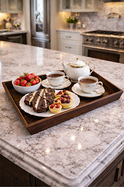 ASLI Wooden Antique Decorative Coffee, Tea, Promise, Engagement, Presentation...