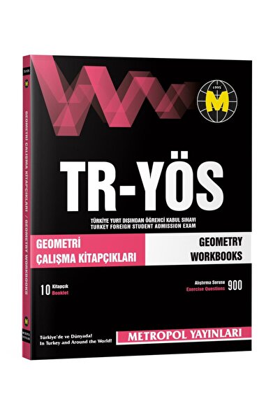 Metropol Yayınları TR YÖS Geometri Çalışma Yaprakları 10 Kitapçık