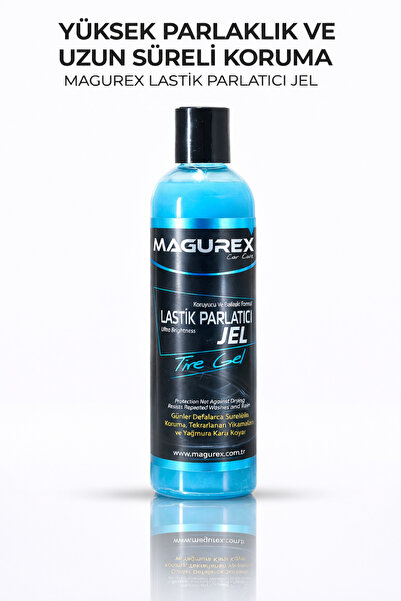 MAGUREX Lastik Parlatıcı ve Koruyucu Jel - Islak Görünüm & Su İtici Nano Etki...