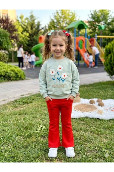 anonim Corded Fabric Sets of Girls