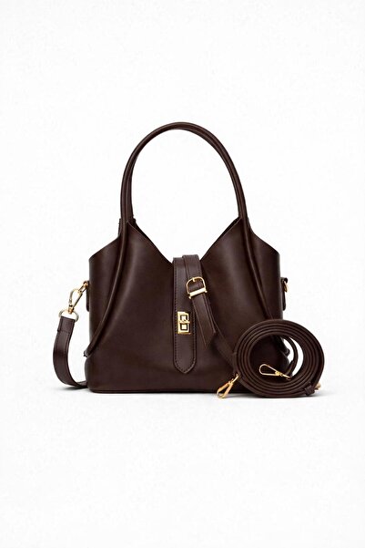 ZÇBUTİK Women's Handbag and Makeup Bag Set with Crossbody and Shoulder Strap