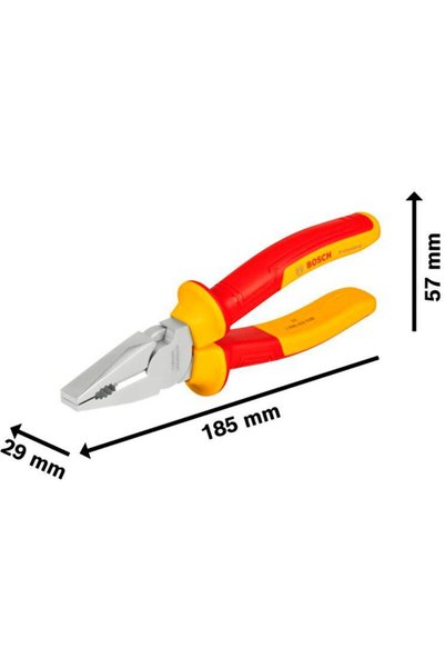 Bosch VDE combination pliers Professional 180mm (red/yellow)