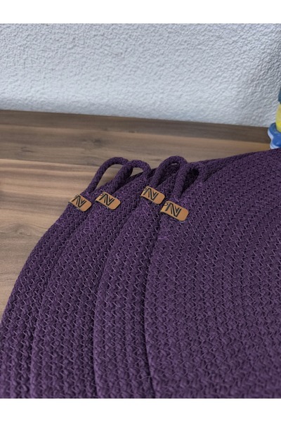 Naspar 4 Τεμάχια Plum Color Plates / American Service