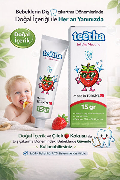 theetha Teetha Rahatlatıcı Diş Jeli Bebek ve Çocuk 15 gr