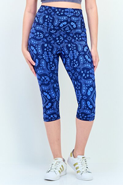 aerie Offline By Aerie Women All Over Print Pull On 3/4 Leg Leggings, Multicolor