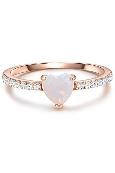 Glanzstücke München Silberring Ring Sterling Silber roségold Mondstein (synth...