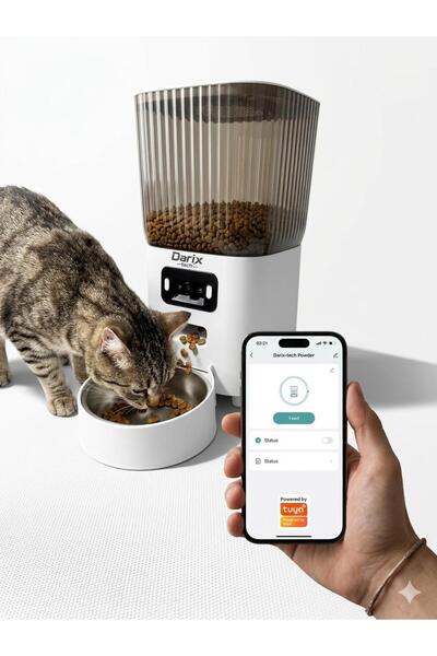 OEM Έξυπνος Τροφοδότης 5L με Κάμερα HD, Εφαρμογή TUYA, Αυτόματος/Απομακρυσμέν...