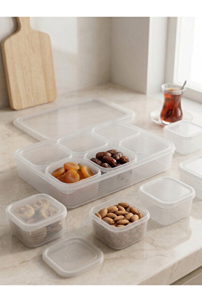 Miabella Home 7 Pieces Breakfast Storage Container Breakfast Container with L...