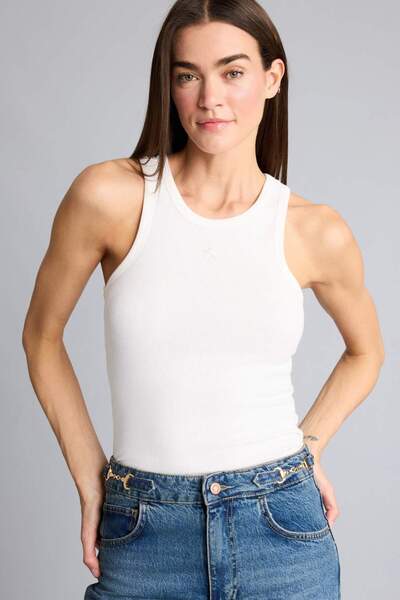 DeFacto Εφαρμοστό Αθλητικό Φανελάκι με Λαιμόκοψη Ποδηλάτου και Ραβδώσεις H554...