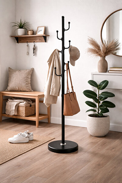 Generic Modern Floor Clothes Rack with Sleek Design and Sturdy Metal Frame fo...