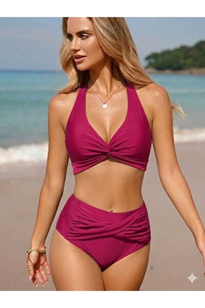 DEEP BEACH Triangle Twist Recovery Μπικίνι Μπλούζα