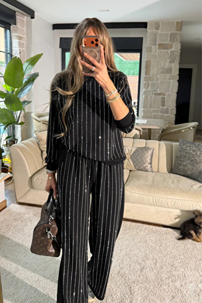 Oxygen Scarfs Γυναικείο Σετ Δύο Τεμαχίων με Πέτρες