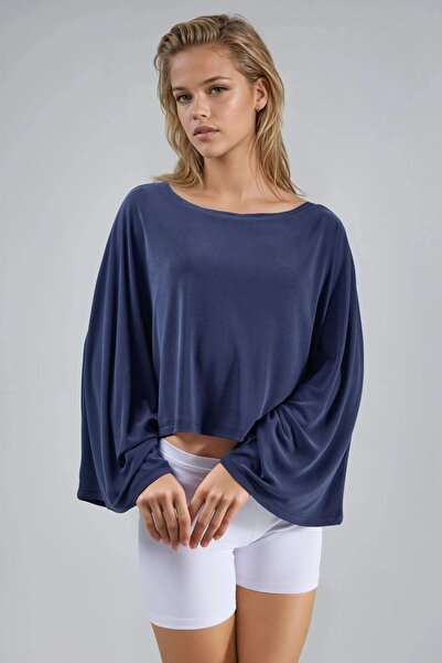 Hiccup Busem Relaxed Fit Boat Neck Blouse