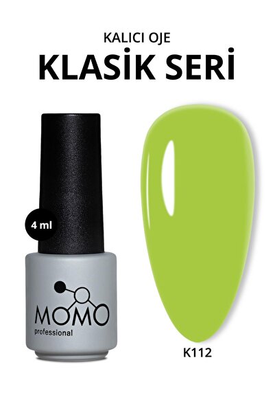 MOMO professional Kalıcı Oje K112, Fıstık Yeşili, 4 ml