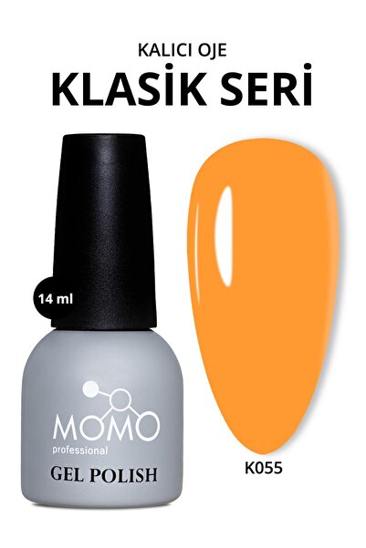 MOMO professional Kalıcı Oje K055, Açık Turuncu, 14 ml
