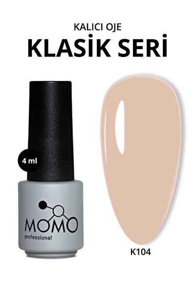 MOMO professional Kalıcı Oje K104, Bej, 4 ml