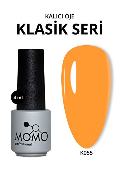MOMO professional Kalıcı Oje K055, Açık Turuncu, 4 ml