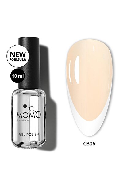 MOMO professional Kalıcı Oje French Color Base Coat CB06, Nude Sarı, 10 ml