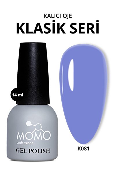 MOMO professional Kalıcı Oje K081, Açık Leylak, 14 ml, TPO- FREE