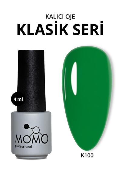 MOMO professional Kalıcı Oje K100, Zümrüt Yeşili, 4 ml