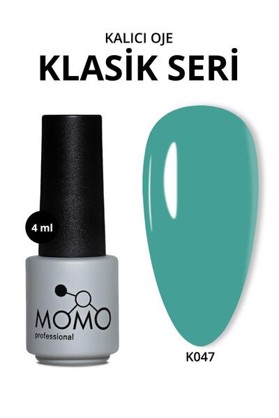 MOMO professional Kalıcı Oje K047, Koyu Su Yeşili, 4 ml
