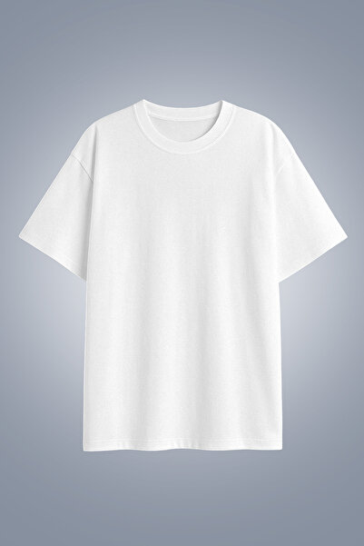 bilcee Γυναικείο λευκό μπλουζάκι Oversize 4583