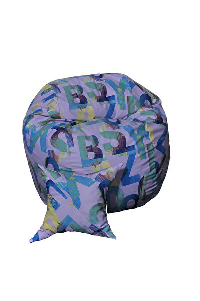 Pufrelax Set Fotoliu King Size cu Perna, Material Textil - Serenity