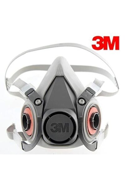 3M 6200 Yarım Yüz Maskesi + 6059 Abek Filtre + 5925 P2 Filtre +k501 Kapak