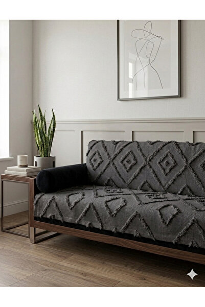 diabella Κάλυμμα καναπέ Nordic Jasmin 180*240 Ανθρακί