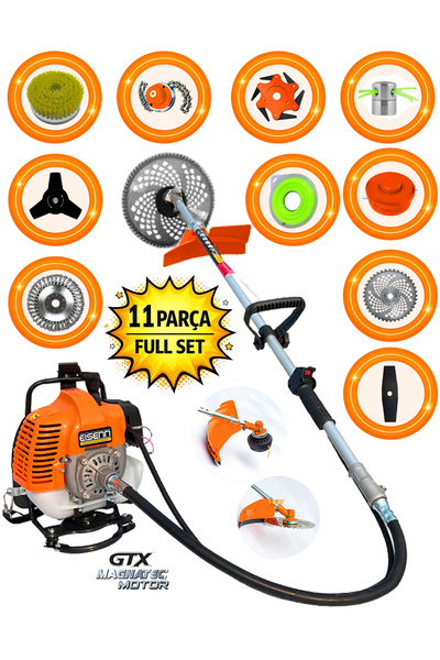 EISEnn German Ergo Plus 9800 Series 11 Parça Set Metal Şanzuman Sırt Tipi Ben...