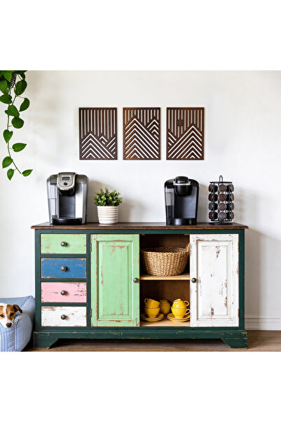 Vigo Wood ΞΥΛΙΝΟ ΤΡΙΠΛΟ ΤΡΑΠΕΖΙ VIGOWOOD