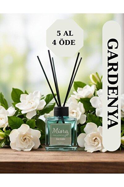 misra home collection 100ML Gardenya ( çiçek) Kokusu Çubuklu Oda Kokusu Dolap...